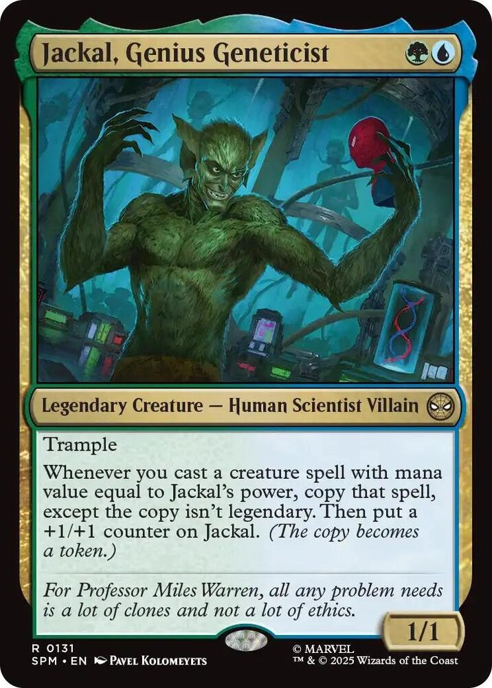 Jackal, Genius Geneticist Foil
