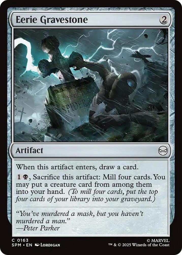 Eerie Gravestone Foil