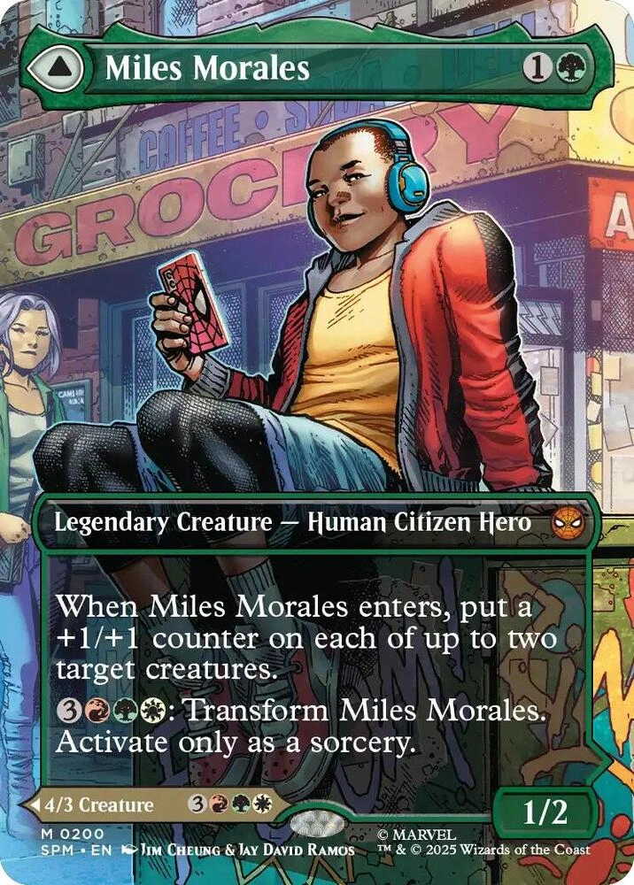 Miles Morales (0200) (Borderless) Foil