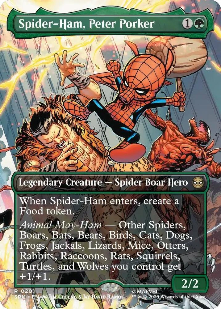 Spider-Ham, Peter Porker (Borderless) Foil