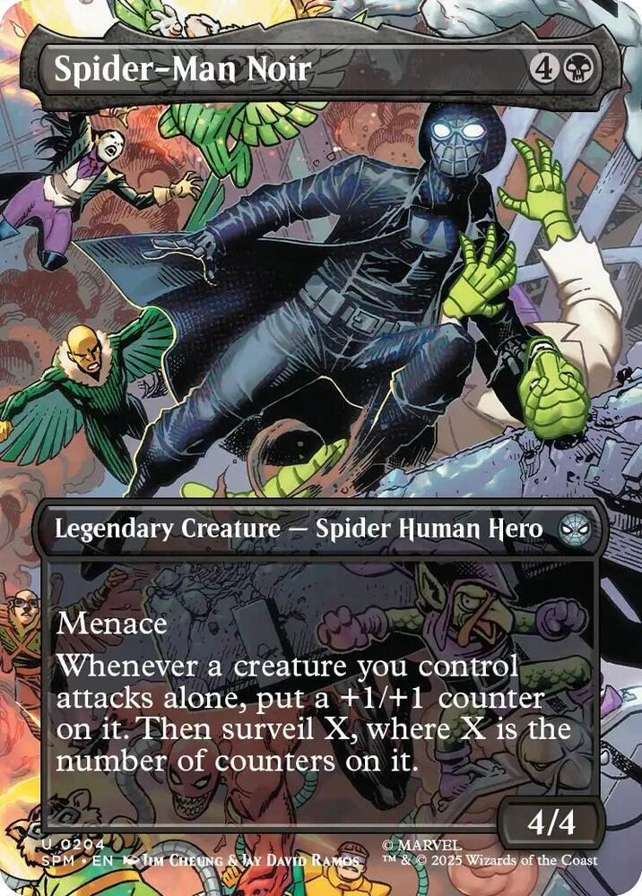 Spider-Man Noir (Borderless) Foil