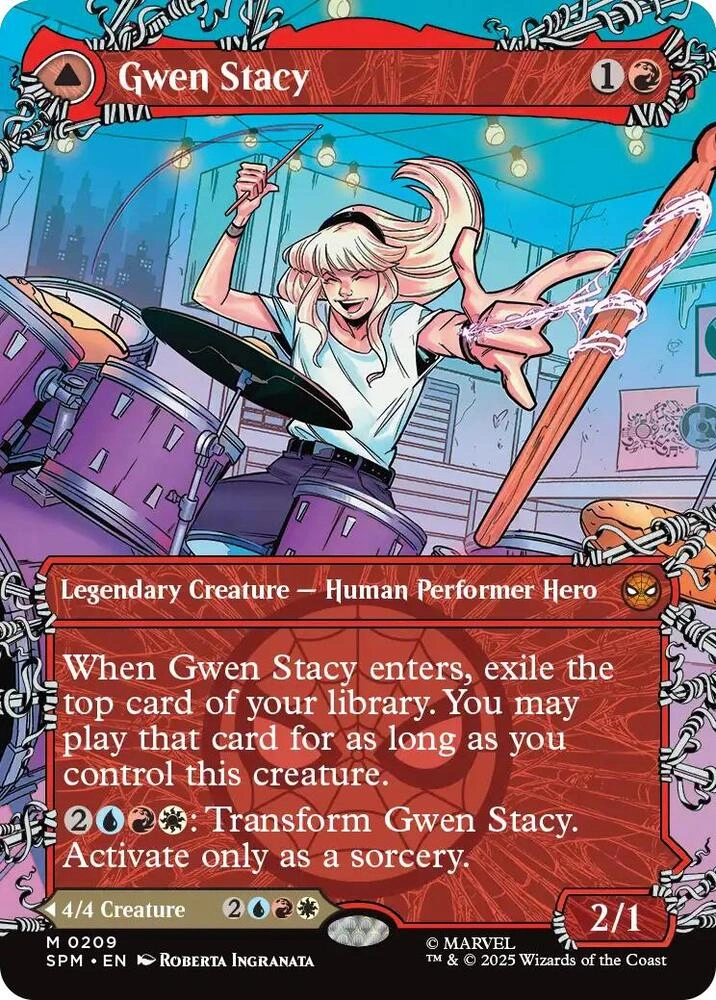Gwen Stacy (0209) (Borderless) Foil