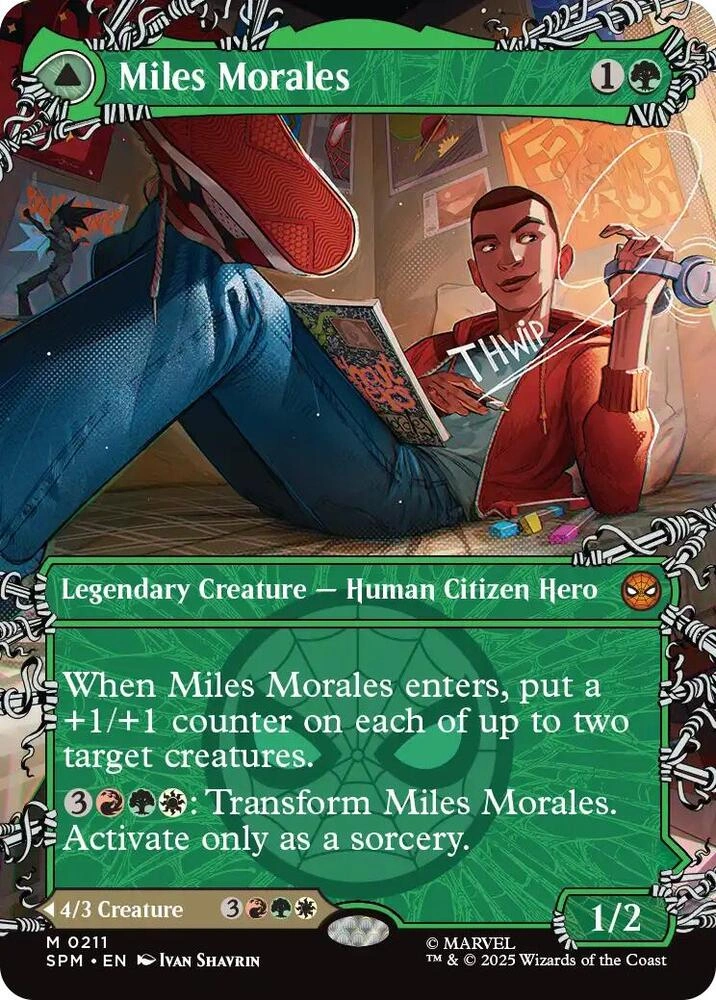 Miles Morales (0211) (Borderless) Foil