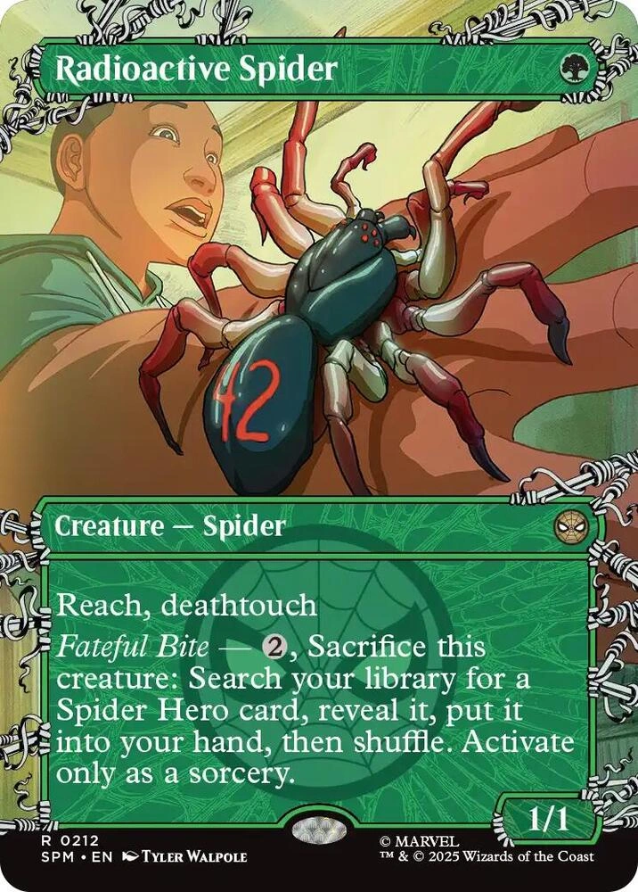 Radioactive Spider (Borderless) Foil
