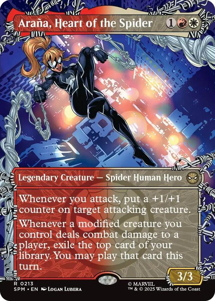 Arana, Heart of the Spider (Borderless) Foil