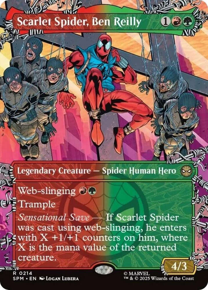 Scarlet Spider, Ben Reilly (Borderless) Foil