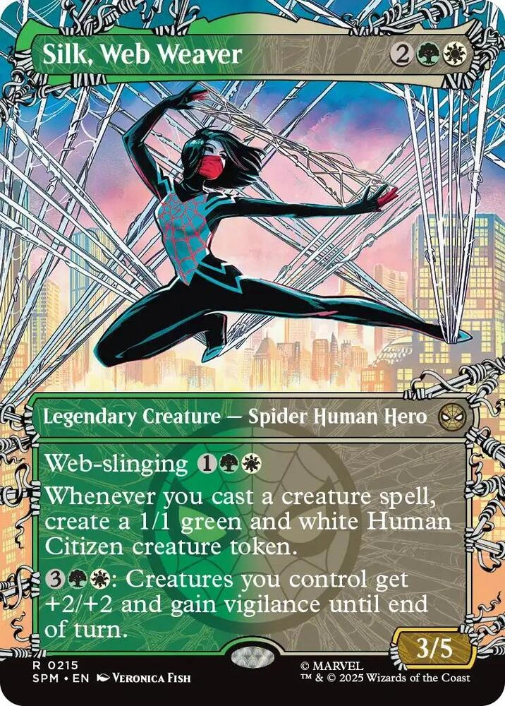 Silk, Web Weaver (Borderless) Foil