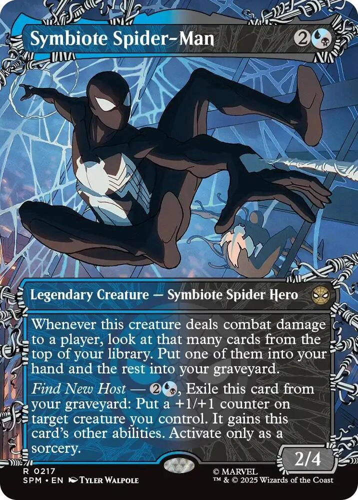 Symbiote Spider-Man (Borderless)