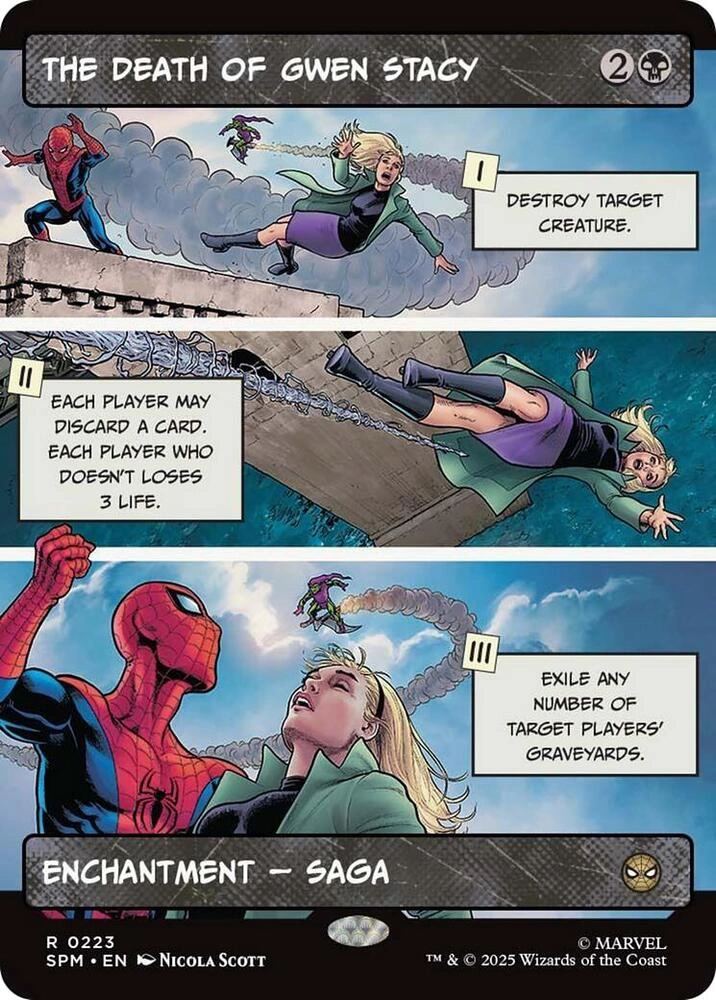 The Death of Gwen Stacy (Borderless) Foil