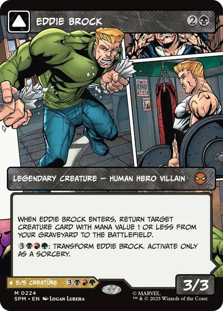 Eddie Brock (0224) (Borderless) Foil
