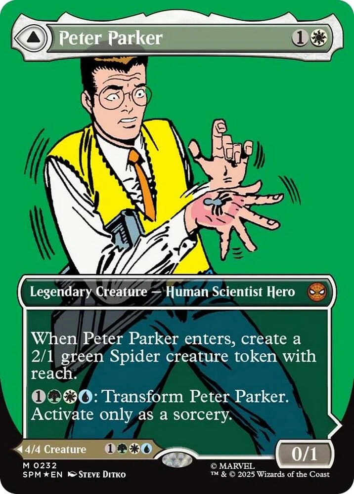 Peter Parker (0232) (Borderless) Foil