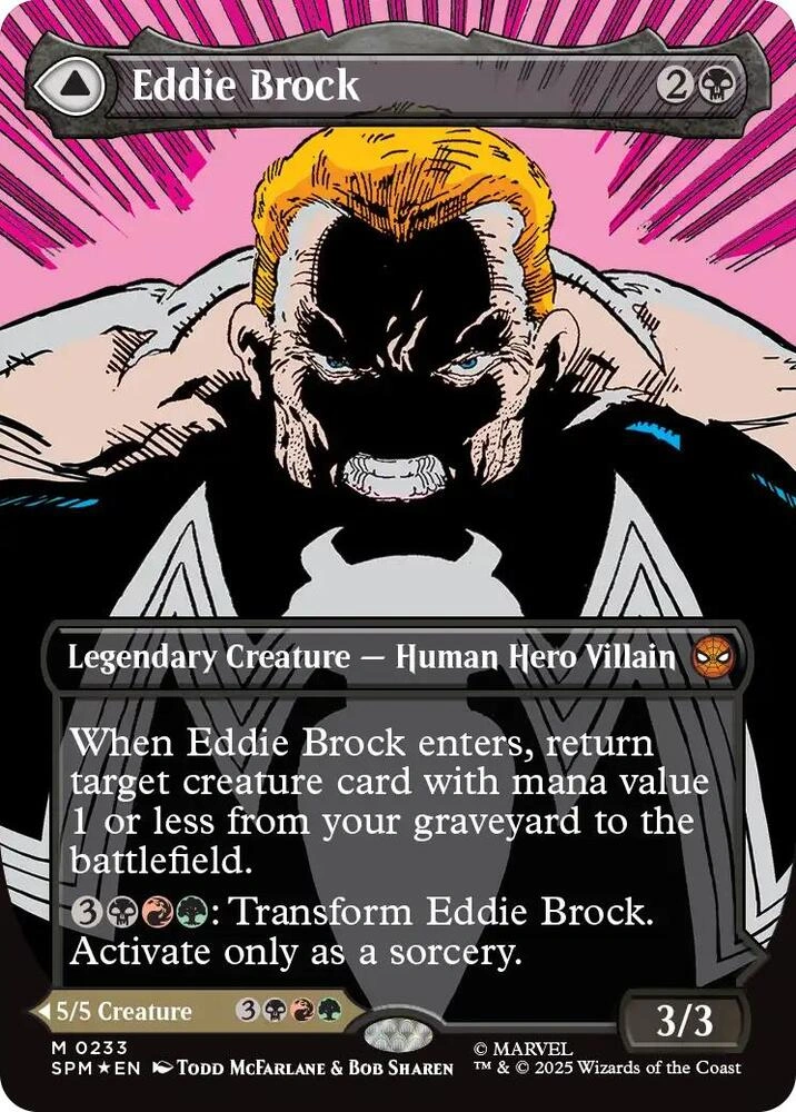 Eddie Brock (0233) (Borderless) Foil