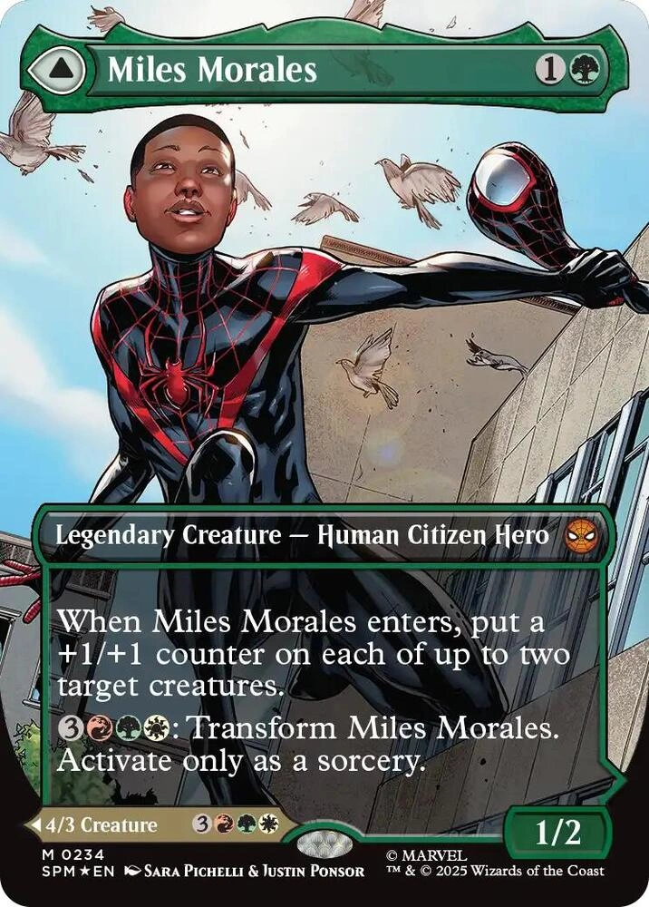 Miles Morales (0234) (Borderless) Foil