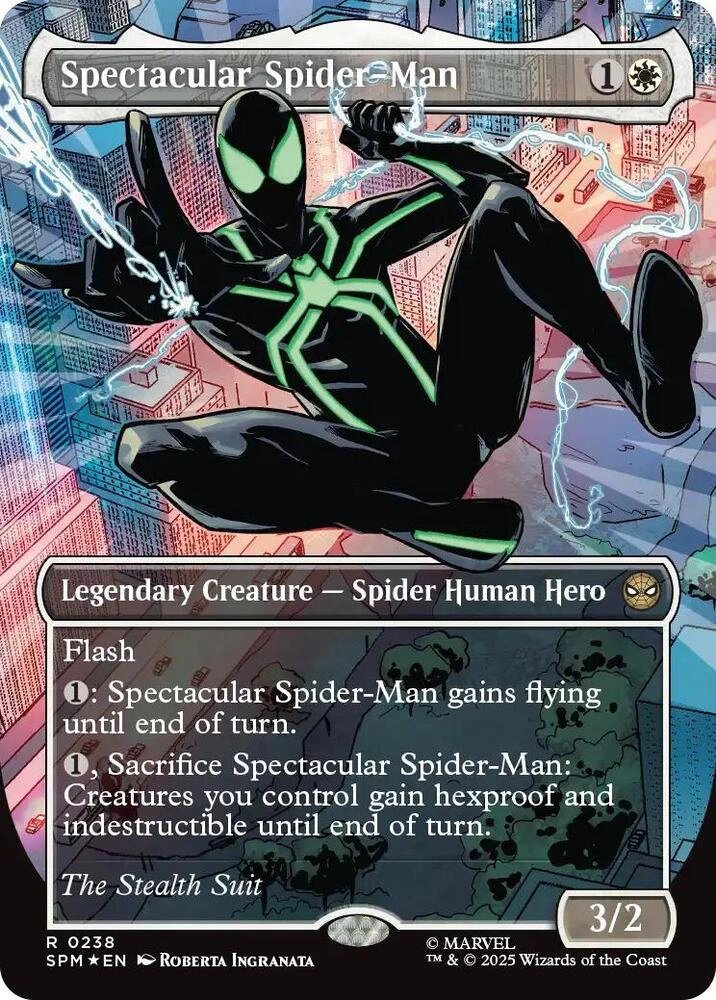 Spectacular Spider-Man (0238) (Borderless) (Textured Foil)