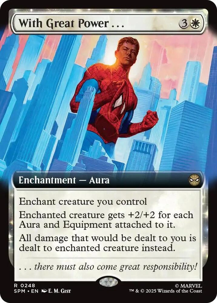 With Great Power... (Extended Art) Foil