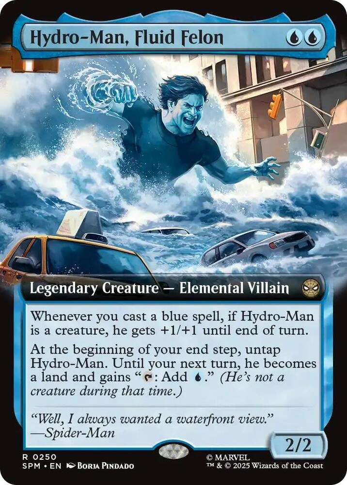 Hydro-Man, Fluid Felon (Extended Art) Foil