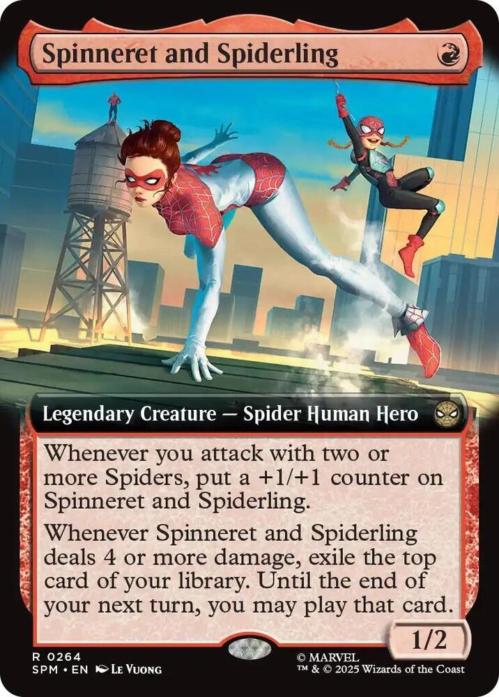 Spinneret and Spiderling (Extended Art) Foil