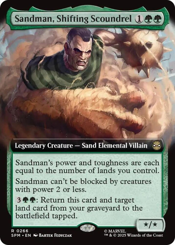 Sandman, Shifting Scoundrel (Extended Art) Foil