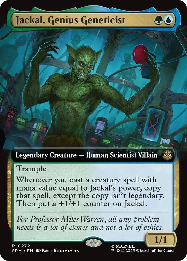 Jackal, Genius Geneticist (Extended Art) Foil