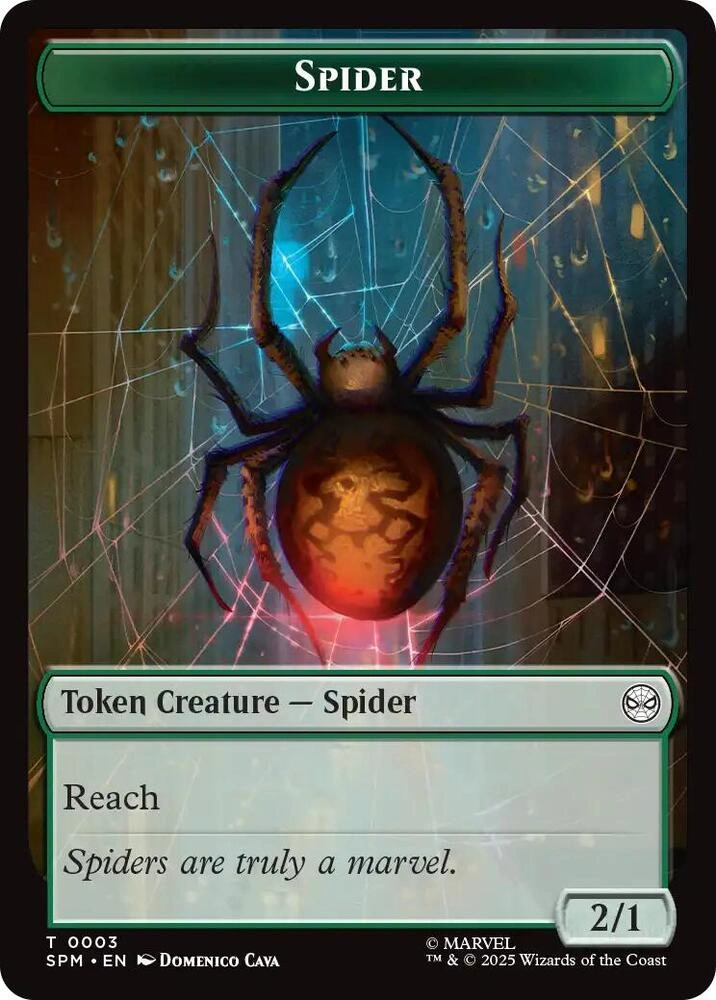 Spider // Food Double-Sided Token Foil