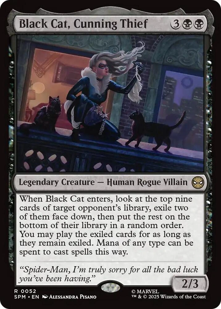 Black Cat, Cunning Thief Foil