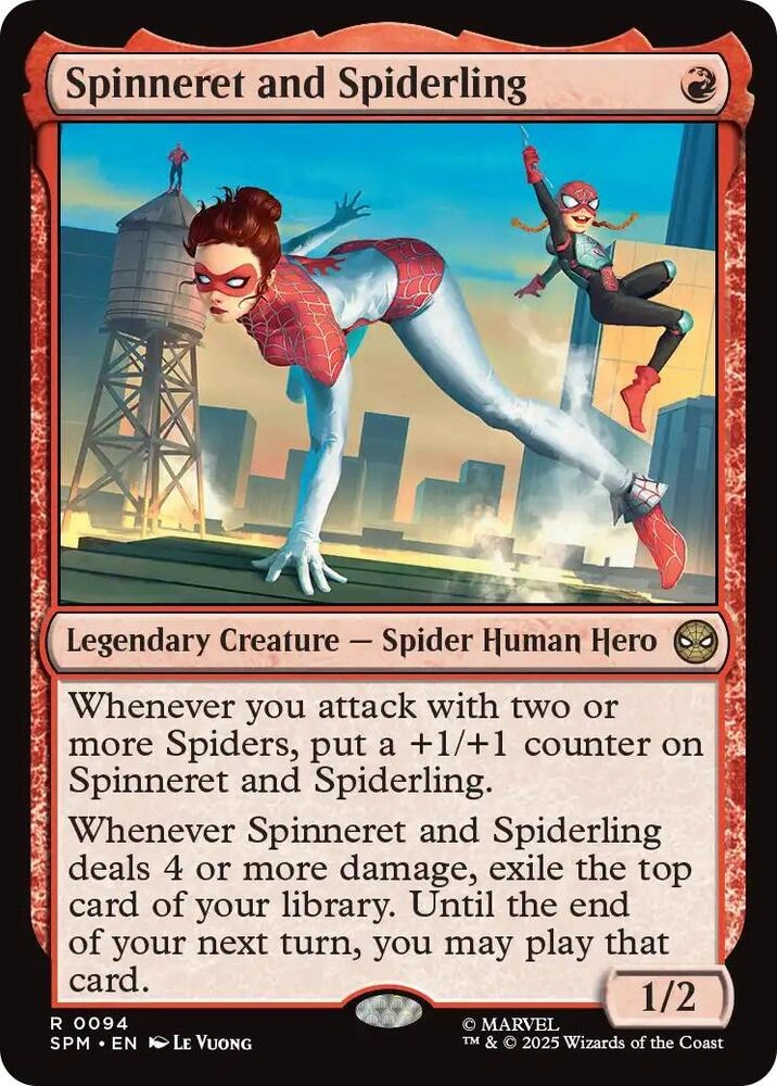 Spinneret and Spiderling Foil