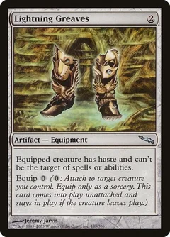 Lightning Greaves Foil 199