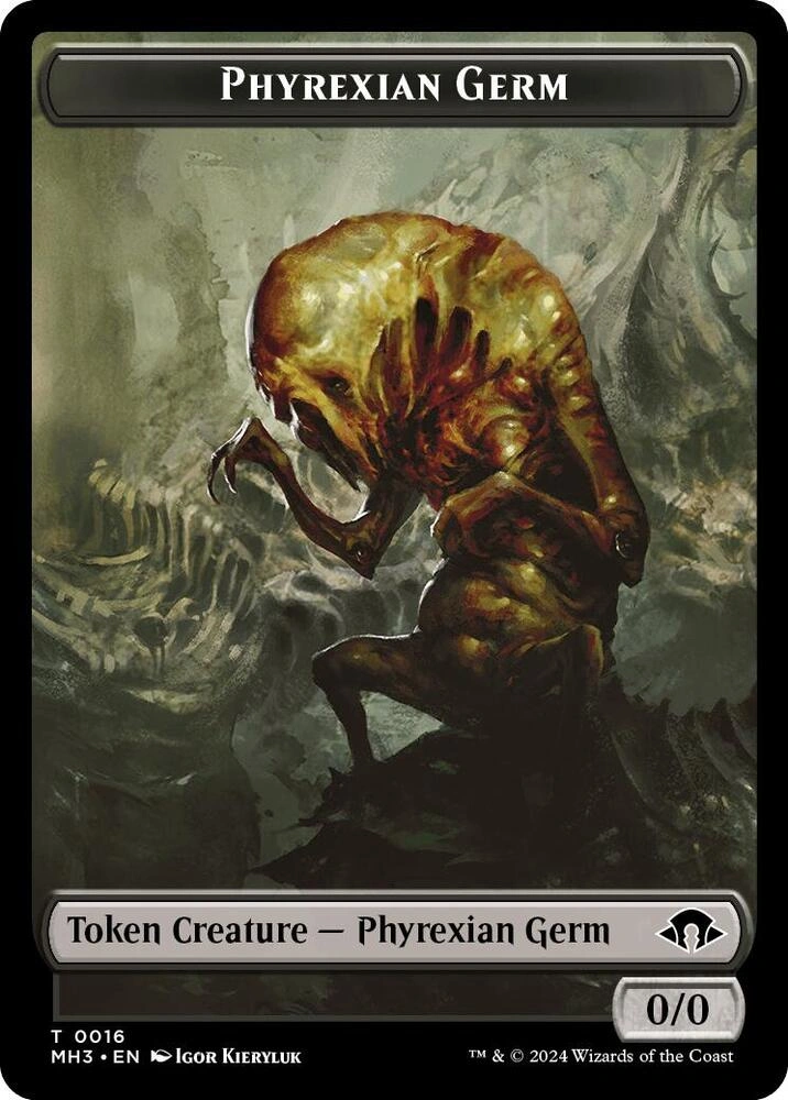 Phyrexian Germ // Snake Double-Sided Token Foil