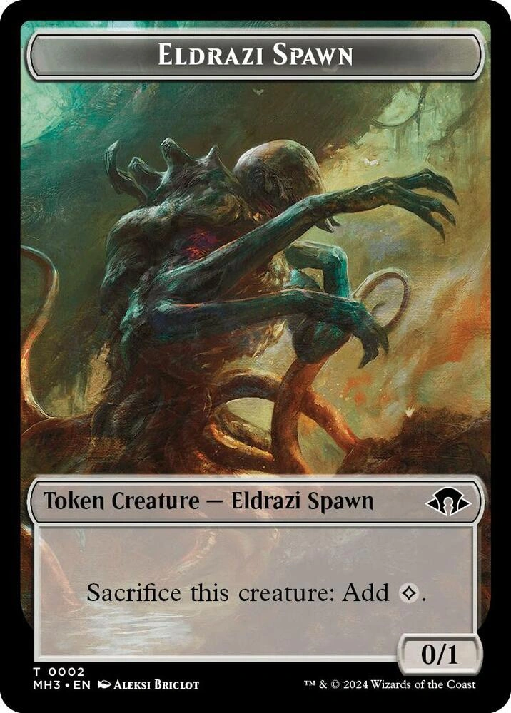 Eldrazi Spawn // Kraken Double-Sided Token Foil