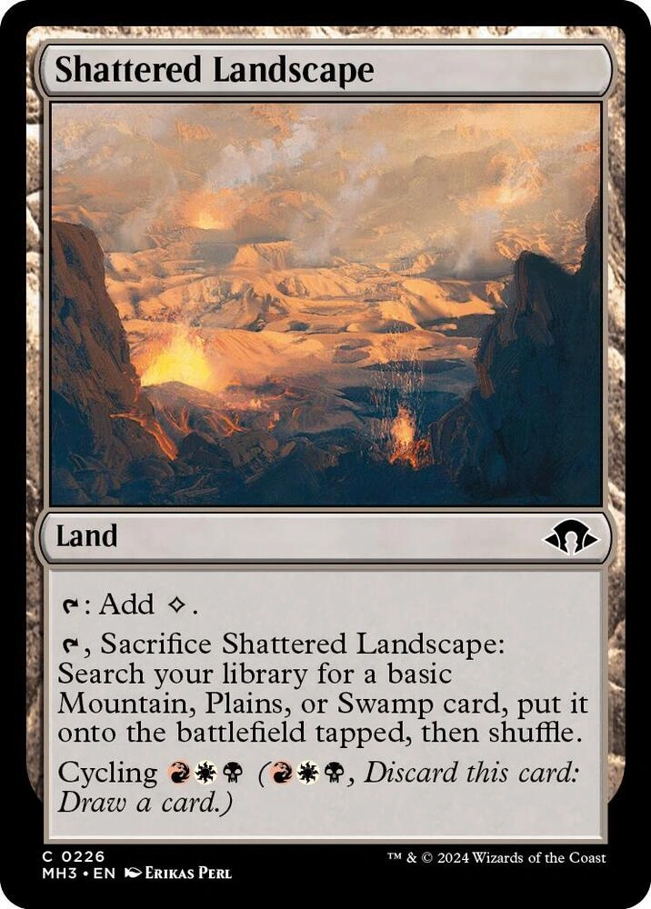 Shattered Landscape Foil