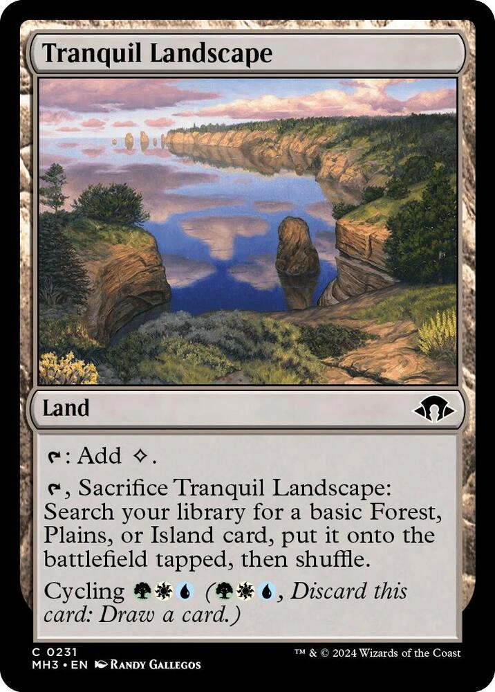 Tranquil Landscape Foil