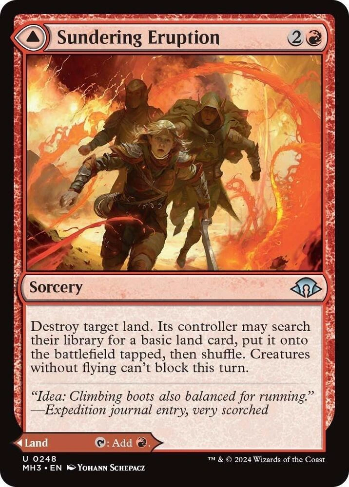 Sundering Eruption Foil