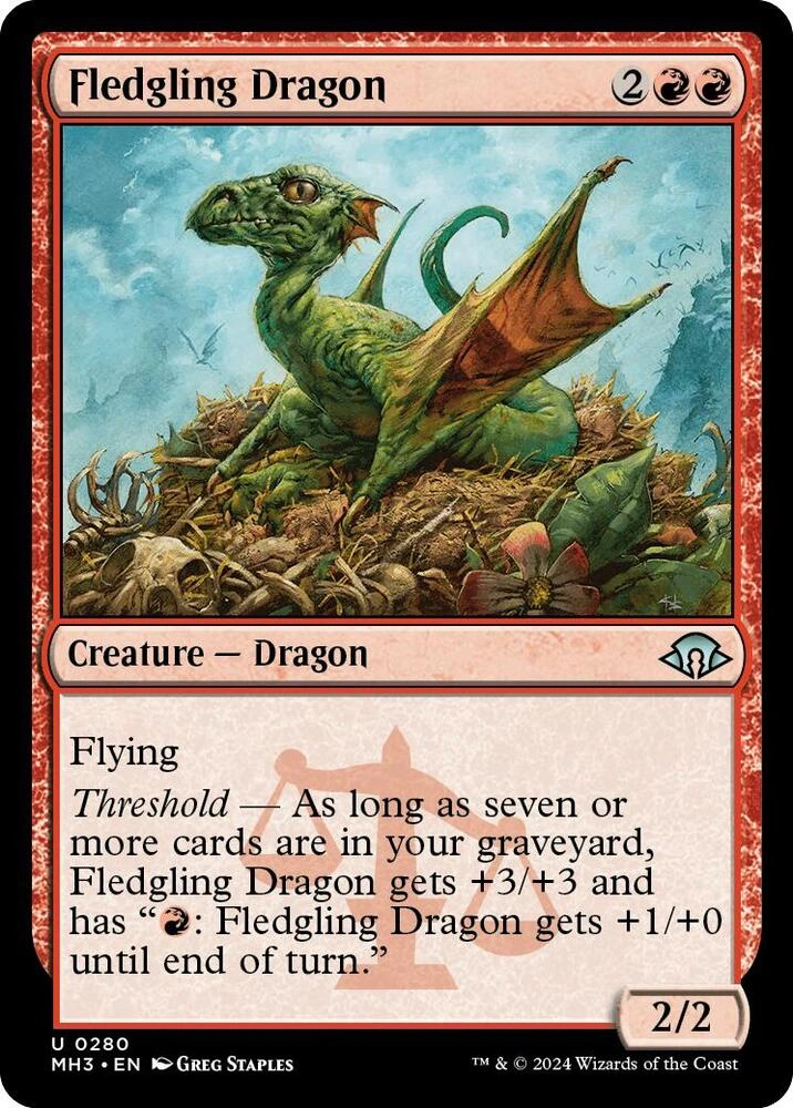 Fledgling Dragon Foil