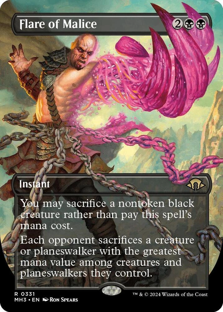 Flare of Malice (Borderless) Foil