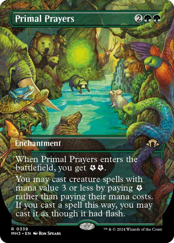 Primal Prayers (Borderless) Foil