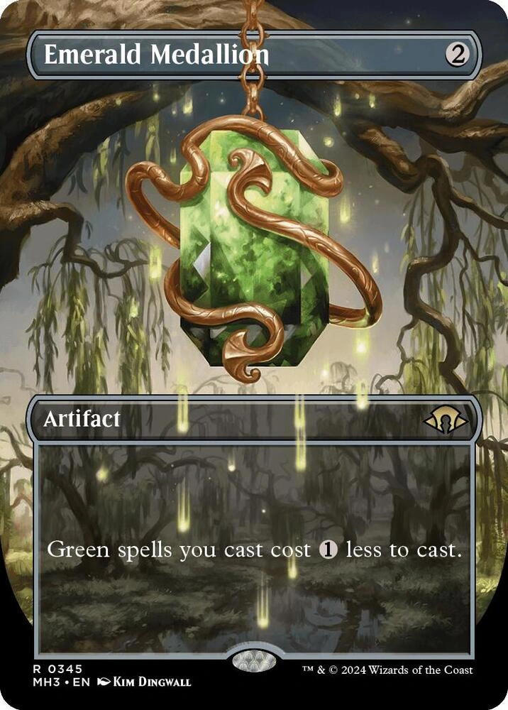 Emerald Medallion (Borderless) Foil