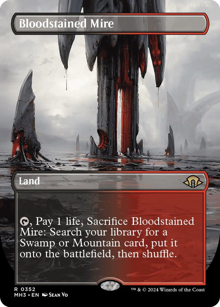 Bloodstained Mire (Borderless) Foil