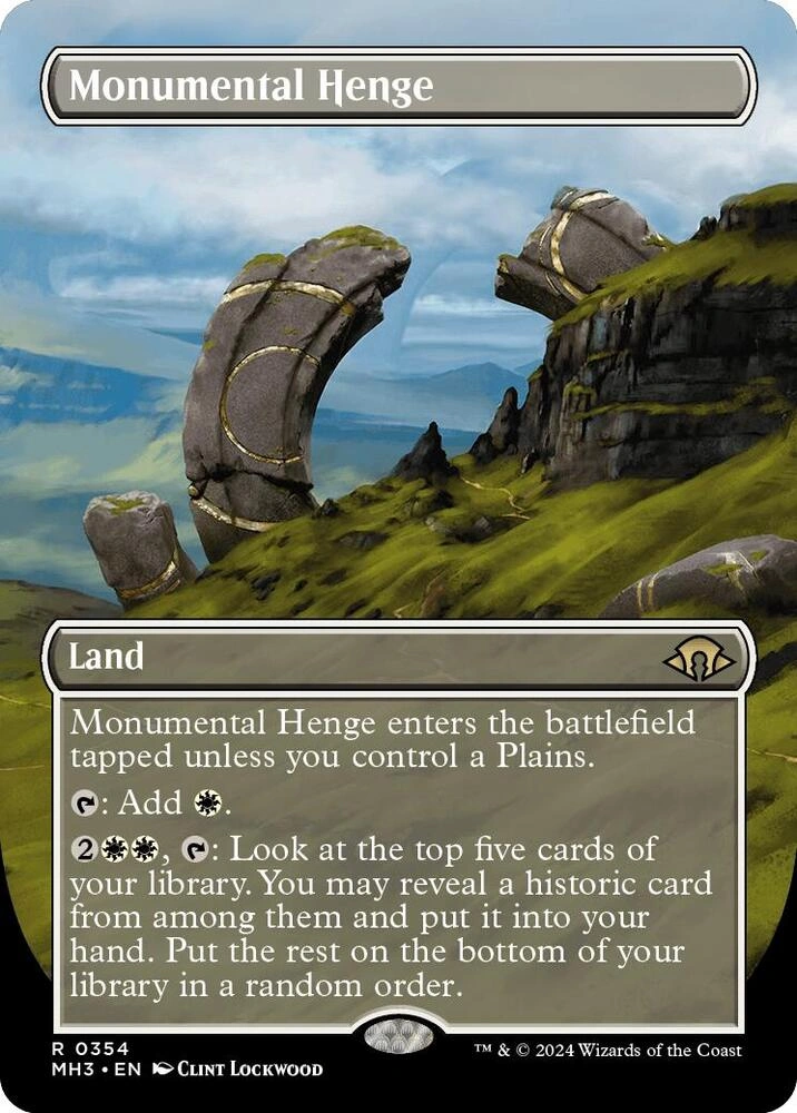 Monumental Henge (Borderless) Foil