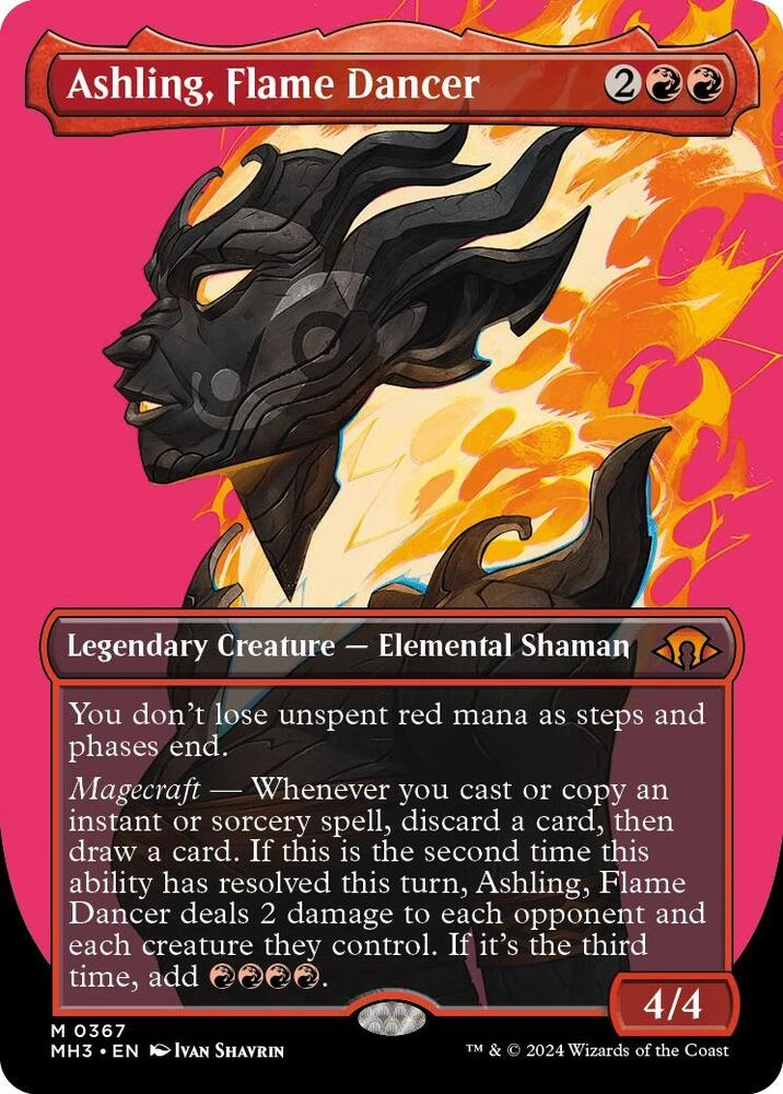 Ashling, Flame Dancer (Borderless) Foil