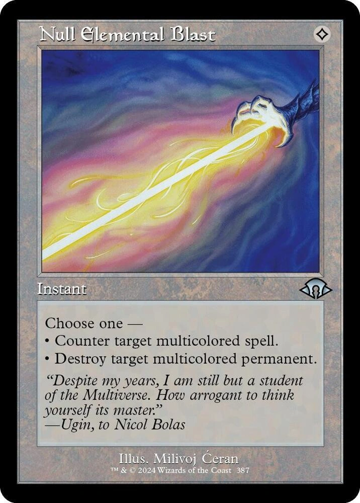 Null Elemental Blast (Retro Frame) Foil