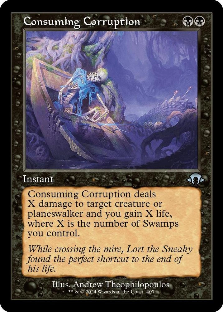 Consuming Corruption (Retro Frame) Foil