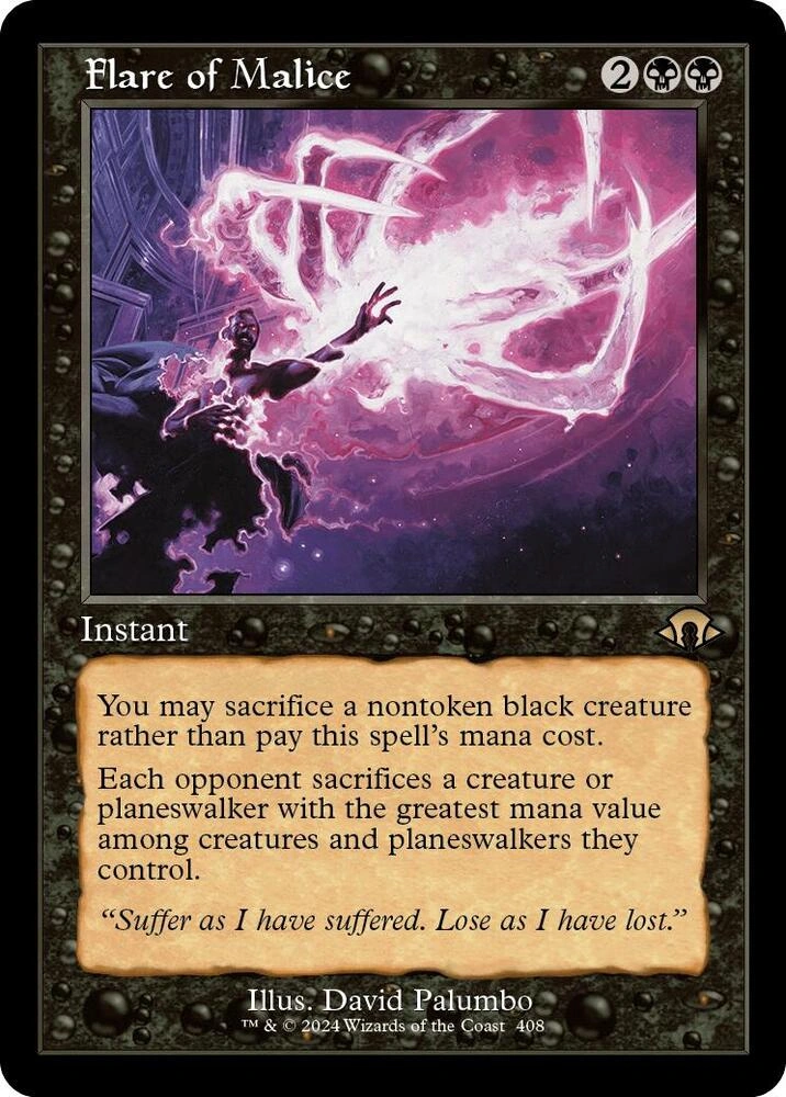 Flare of Malice (Retro Frame) Foil