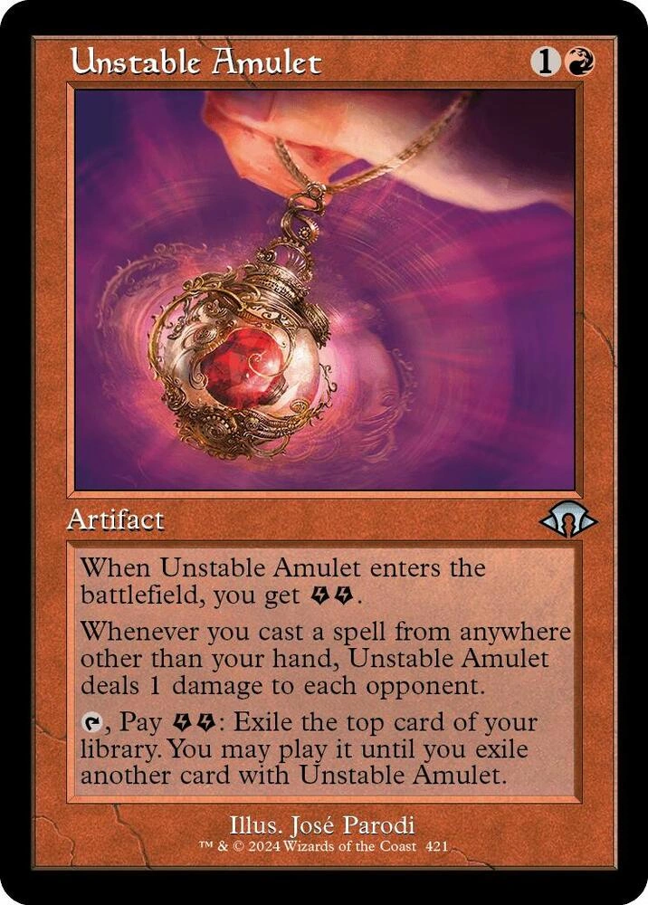 Unstable Amulet (Retro Frame) Foil