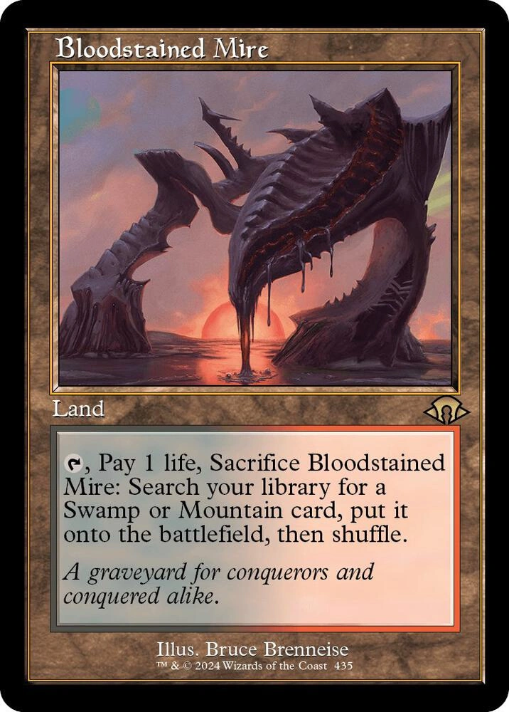 Bloodstained Mire (Retro Frame) Foil
