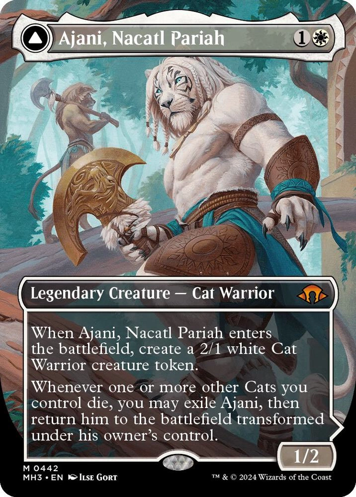 Ajani, Nacatl Pariah (Borderless) Foil