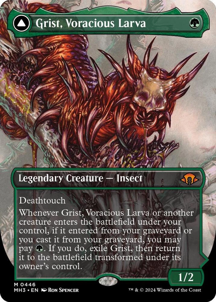 Grist, Voracious Larva (Borderless) Foil