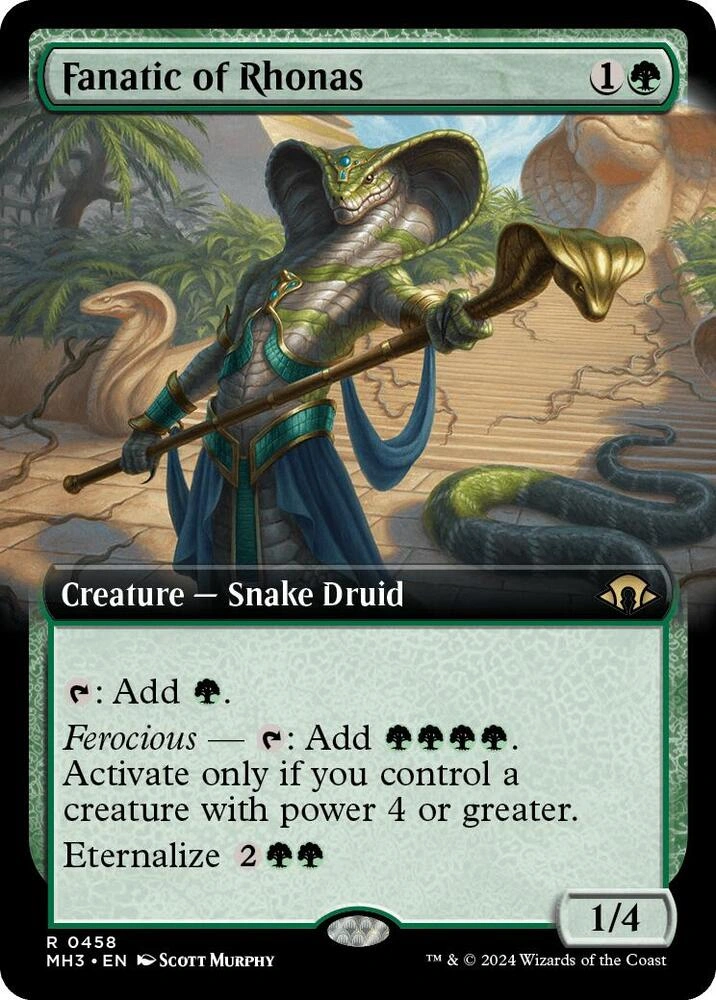 Fanatic of Rhonas (Extended Art) Foil