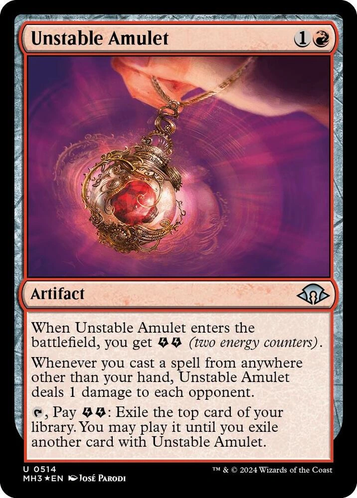 Unstable Amulet (Ripple Foil)