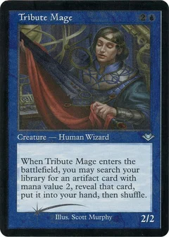 Tribute Mage (Retro Frame) (Foil Etched) 10