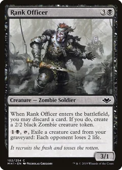 Rank Officer 102